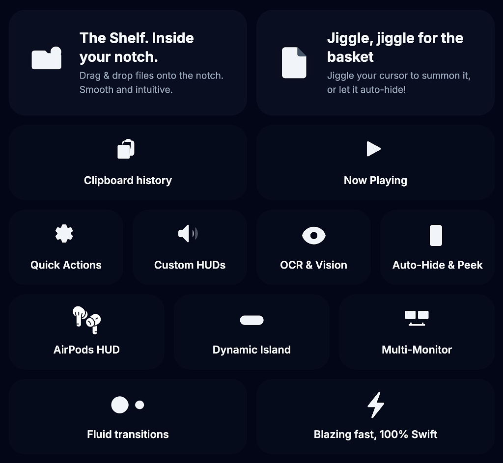 Droppy's Feature Set